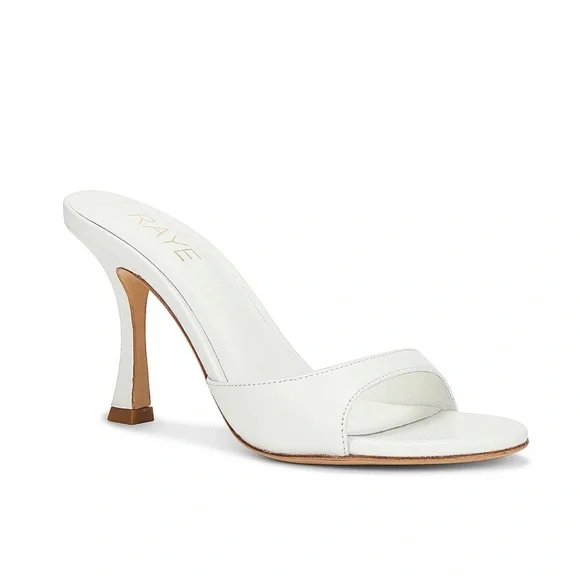 RAYE Alejandra Heel in White - Picture 2 of 9